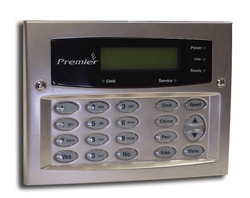 Texecom Premier Flush Mount keypads - Satin Chrome